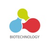biotechnology molecule symbol vector