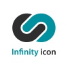 abstract infinity eight emblem vector