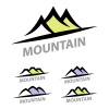 mountain hill simple symbol vector