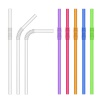 colorful drinking straw vector