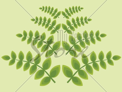 vector foliage wallpaper