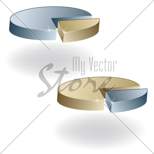 vector 3d metallic rounded graphs