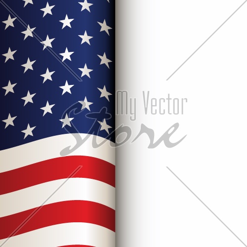 vector USA flag