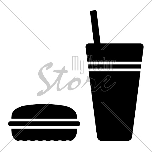 vector fast food symbol