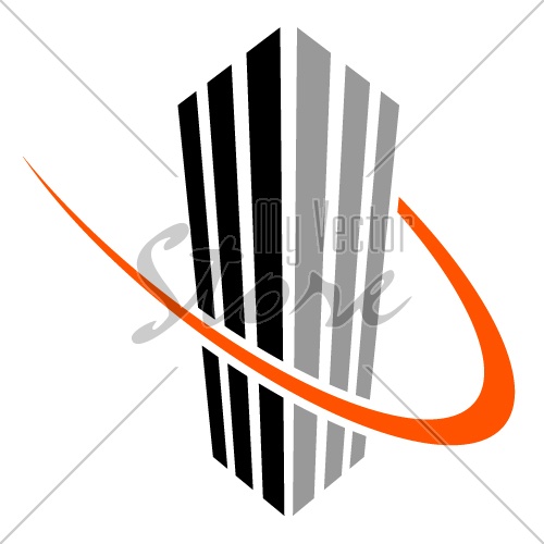 vector skyscraper symbol