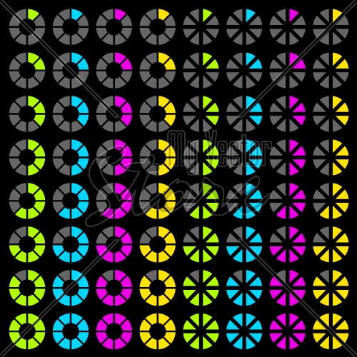 vector progress symbols