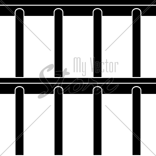 vector jail bars black symbol seamless background