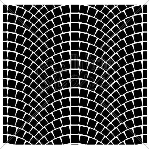vector black seamless cobblestone pavement pattern