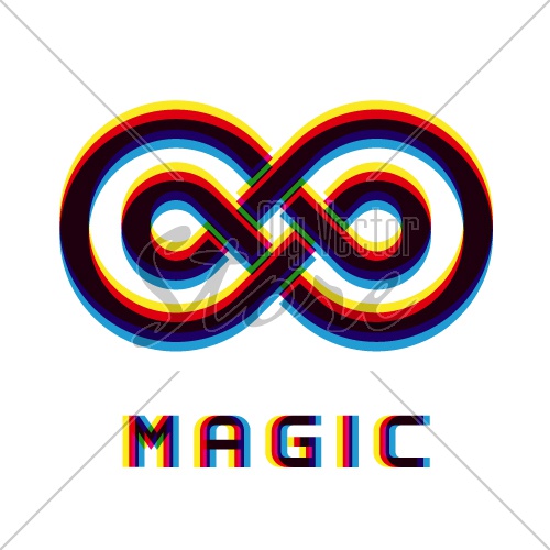 vector magic eternity distortion blur emblem