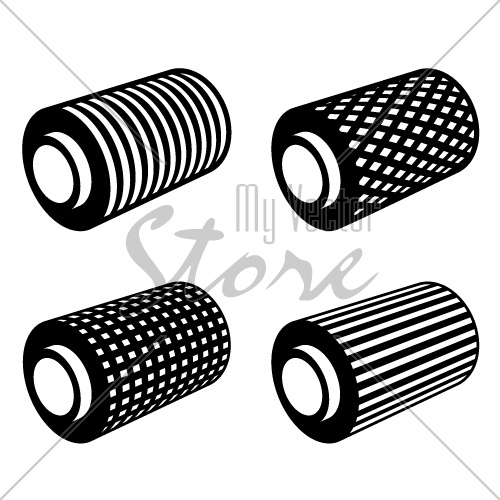 roll of anything foil thread spool vector