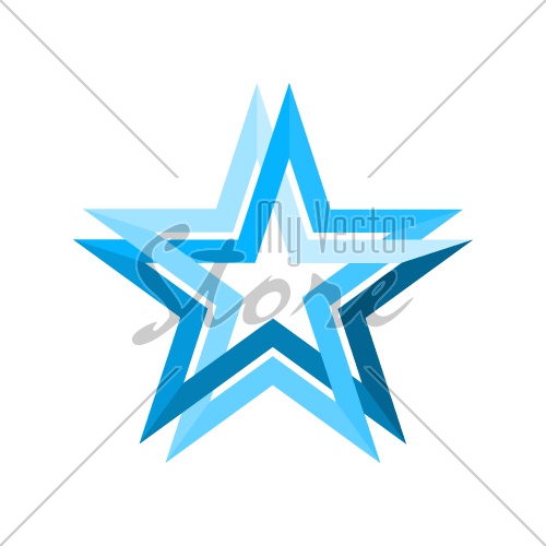 blue star infinite loop vector