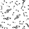 vector musical seamless wallpaper