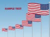 vector USA flags