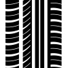 vector seamless trace of the tyre