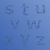 vector bubble alphabet - part 3