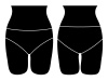 vector panties layout