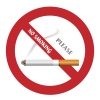 vector no smoking sign