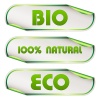 vector eco stickers