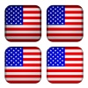 Vector USA flags