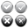 vector check mark buttons