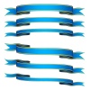 vector blue ribbons