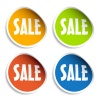 vector sale sign stickers