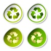 vector recycle stickers