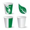 vector eco paper cups