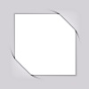 vector blank white square paper