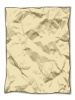 vector crumpled yellowed paper