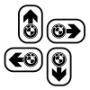 vector bmw spirit design navigation arrows
