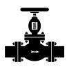 vector industrial valve symbol
