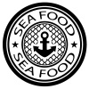 vector sea food stamp