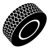 vector black terrain tyre symbol
