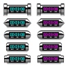 vector chrome glowing digital counter