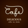 vector cafe calligraphic design template