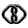 vector unity knot black white symbol