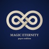 vector abstract magic eternity paper emblem