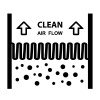 vector air filter effect symbol