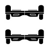 vector self balancing hover board black symbol