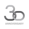 30 years anniversary symbol vector