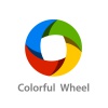 abstract colorful wheel logo icon design vector